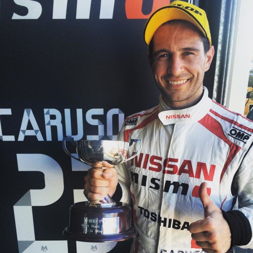 Michael Caruso Stars for Nissan at Winton