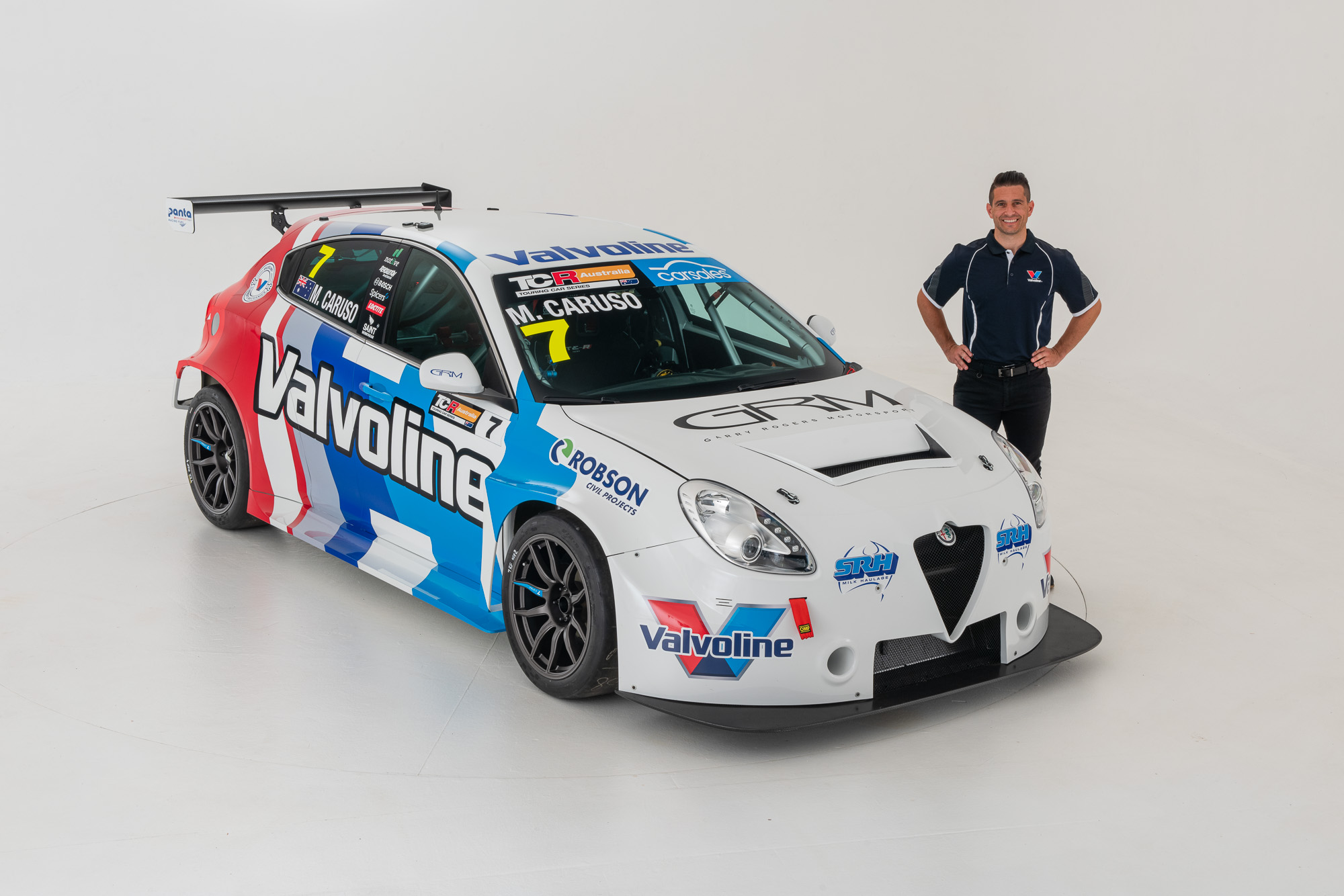 Michael Caruso reveals multi-year Valvoline GRM Alfa Romeo TCR partnership